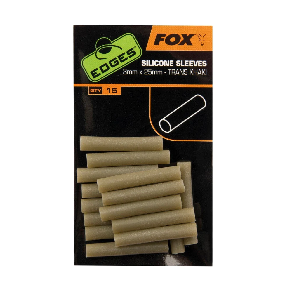 Silicone Sleeves 3 mm X 25 mm Trans Khaki