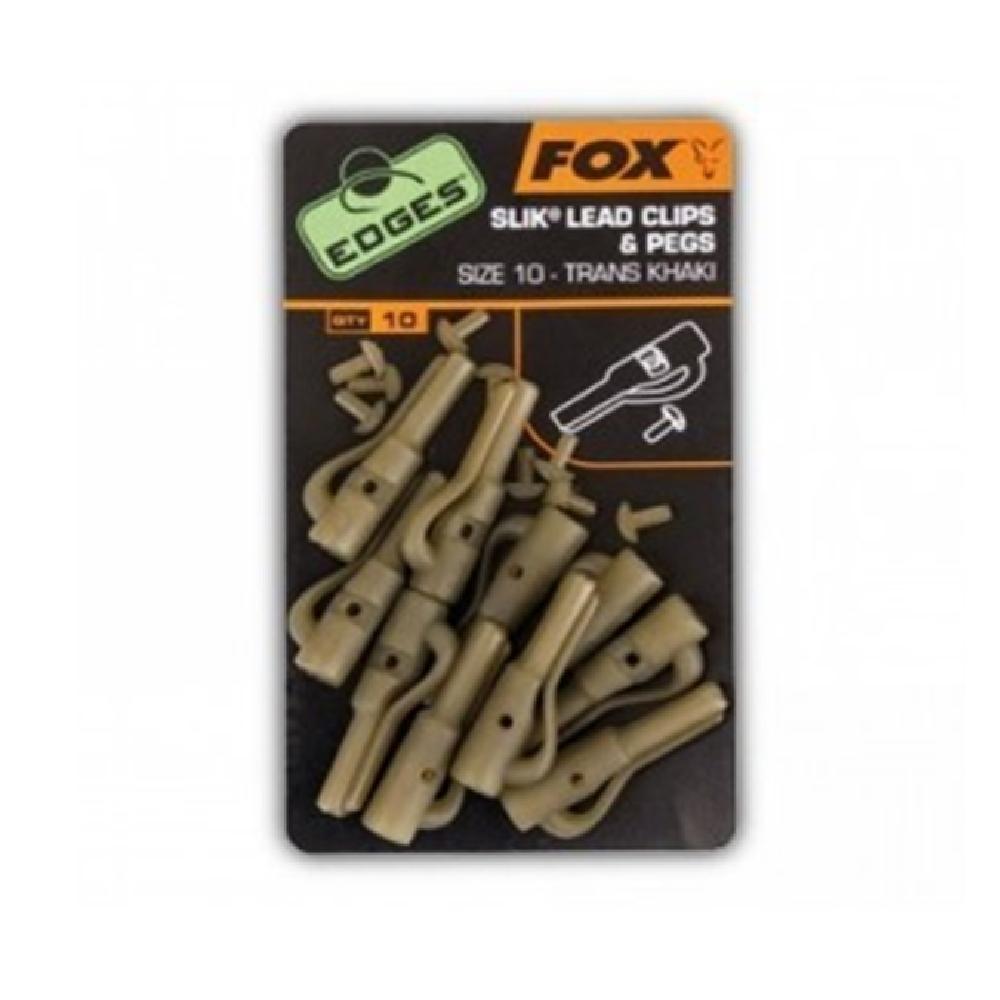 Slik Lead Clip E Pegs SZ 10 Trans Khaki